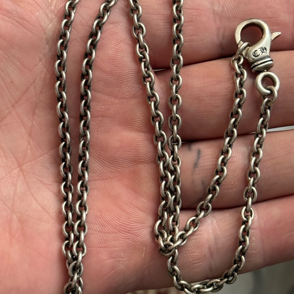 CHROME HEARTS STERLING SILVER NE 2006 CHAIN NECKLACE 26” .925